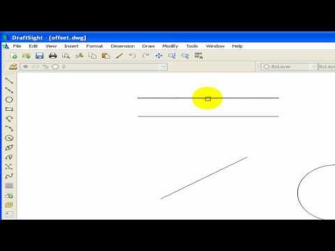 DraftSight - Offset Tutorial