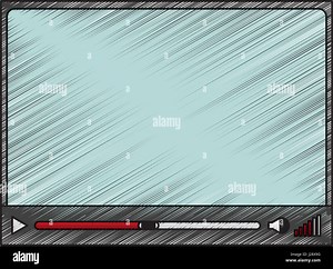 media player template icon Stock Vector Image & Art - Alamy