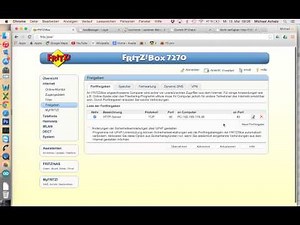 Portfreigabe am Router einrichten