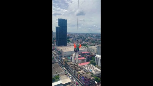 Just watching these high-rise window cleaning videos will make your legs shake