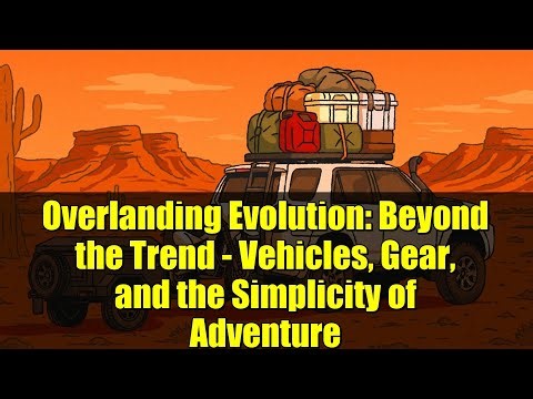 Overlanding Evolution: Beyond the Trend - Vehicles, Gear, and the Simplicity of Adventure