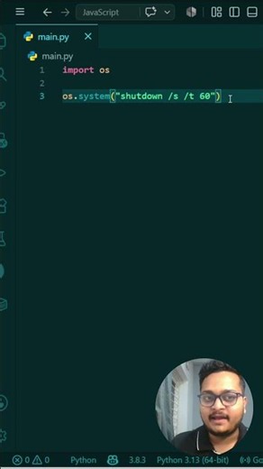 How to Shutdown Your Computer Using Python | one line Script Tutorial