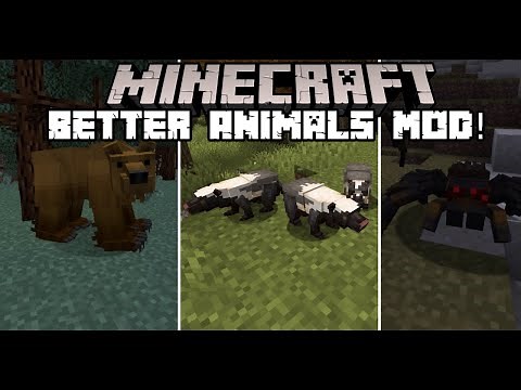 Minecraft: Better Animals Plus Mod! (Amazing Wildlife Animals) Mod Tutorial - 1.19.2