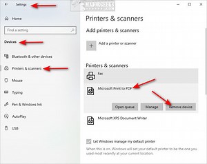 How to Add or Remove Microsoft Print to PDF - MajorGeeks