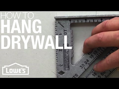 How to Hang Drywall