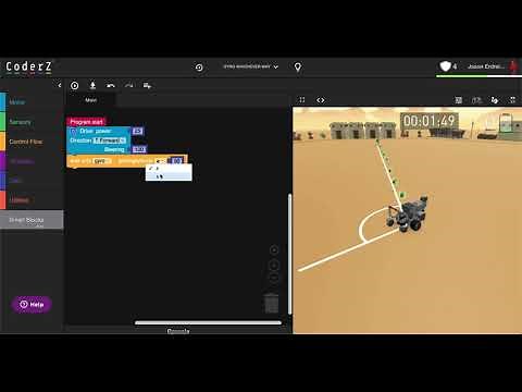 How to use the Gyro sensor in CoderZ 101