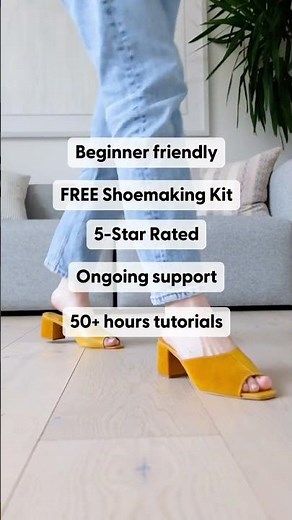 Learn to make your own shoes! Get started for free...
