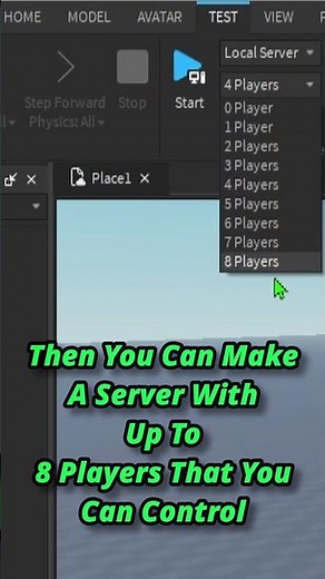 How To Make A Test Server In Roblox Studio #roblox #robloxgamedesign #robloxgamedevelopment