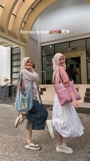 Stylish Hijab Outfits for School | First Day OOTD