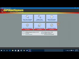 Malware and spyware removal tool Superantispyware free to remove all the bad viruses malwares and sp