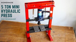 Homemade Mini Hydraulic Press Machine | Mistry MakeTool