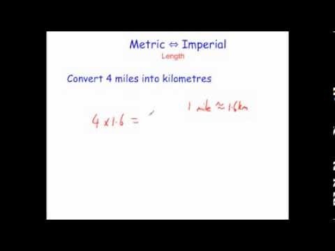 Converting between Metric and Imperial Units for Length