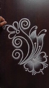 Creative Freehand Kolam rangoli Art designs 🌷🌷 | easy muggulu | small rangoli for Daily use