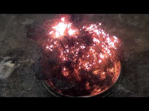 BURN STEEL WOOL