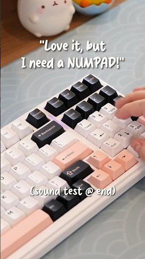 creamy numpad keyboard | AULA F99 💗 #mechanicalkeyboard