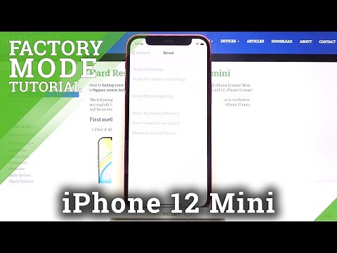 How to Factory Reset iPhone 12 mini - Reset All Contents and Settings