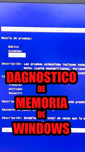 Como Hacer un Diagnostico de Memoria RAM en WIndows.. #memoria #Ram #windows #mantenimientopc #computadoras | PC fácil Digital