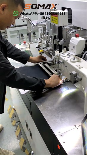 Auto pocket welting machine for Single welt pocket #pocket #welt #machine #sewing