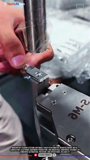 Innovation Nut Feeding System: Automatic Socket Nut Press Installation Technology #tech