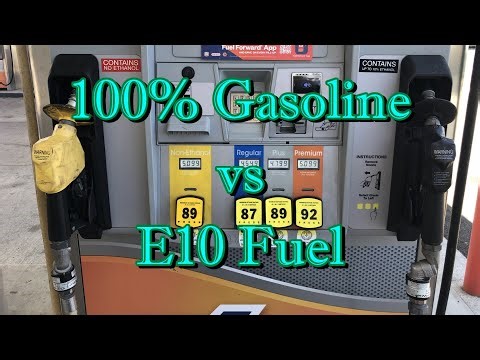 100% Gas vs E10 - How much E10 could lower fuel mileage