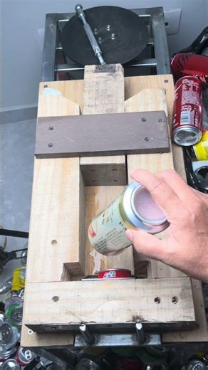 Can vs Crusher – Who Wins?🤪 satisfying# crushing# machine# DIY# can