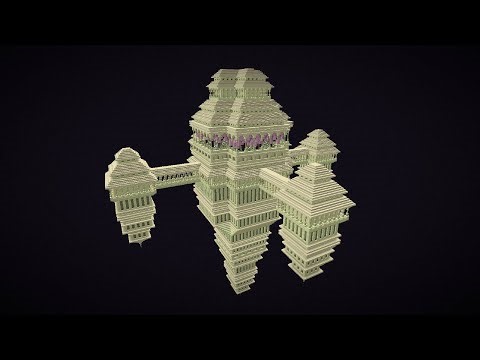 Minecraft secret end base timelapse
