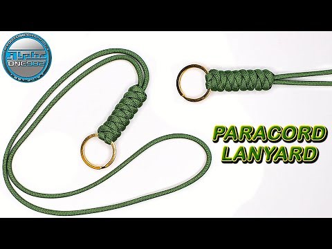 Fast and Easy Paracord Lanyard Neck | Keychain | Knife | Snake Knot Tutorial DIY