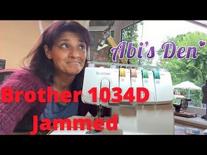 How to fix a seized Brother 1034D serger overlocker and check Timing #AbisDen #overlocker #repair
