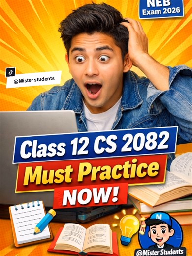 Class 12 Computer Science Model Question Paper 2082