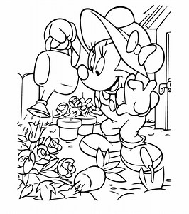 Top 25 Free Printable Minnie Mouse Coloring Pages For Kids