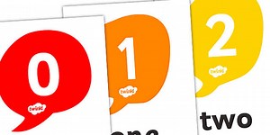 Large Printable Number and Word Posters (0-100)