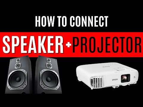 How to Connect a Speaker to a Projector (Super Easy)