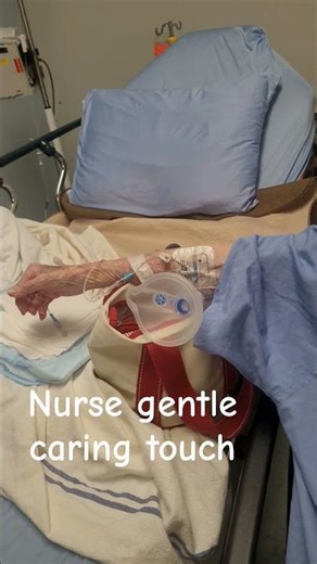 nurse gentle caring touch