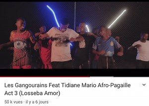6.3K views · 1.2K reactions | +50.000vues en 6 jours On l’a fait Le single Afro-pagaille Act 3 (Losseba Amor) toujours disponible sur youtube @les_gangourains_ X @tidiane_mario_officiel Pagaille na Pagaille | Tidiane Mario | Facebook