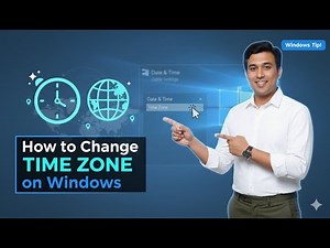 How to change Time Zone in Windows 10 or Windows 11?