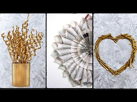 3 amazing Newspaper craft ideas