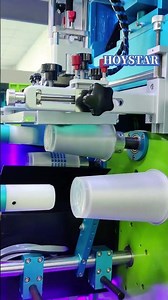 Print Plastic Cup, the automatic cups screen printing machine #machine #factory #cup