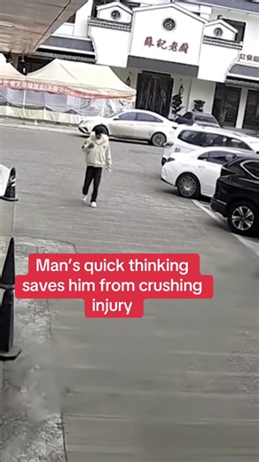 Man's Quick Thinking Prevents Van Accident