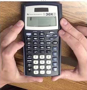 TI-30X IIS: Mixed Numbers