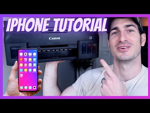 How to Print from an iPhone to Canon Printer (or iPad, (same process))