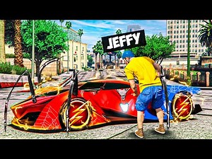 Jeffy Steals EVERY SUPERHERO Supercar in GTA 5!