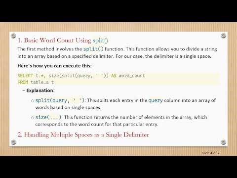 How to Perform a Word Count in Hive using HiveQL