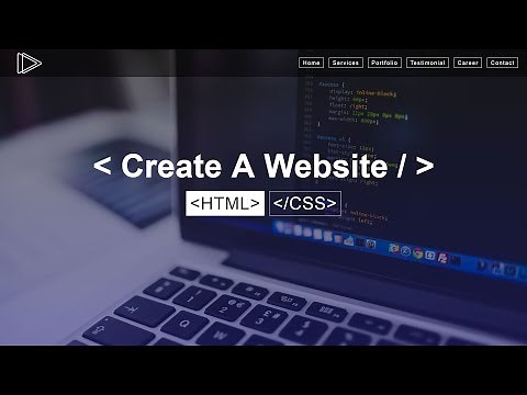 How To Create A Website Using HTML & CSS Step by Step Website Tutorial