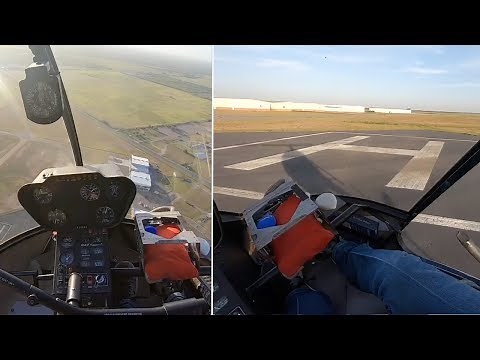 Awesome Helicopter Autorotation Landing