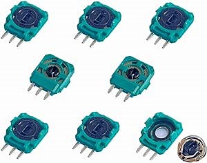 ElecGear 8X ALPS 10K Replacement Potentiometer + Drift Fix PCB for PS4, Xbox, Elite, Switch Pro Wireless Controllers, Trim Pot Resistor Thumbstick Module Sensor for ALPS Analog Joystick
