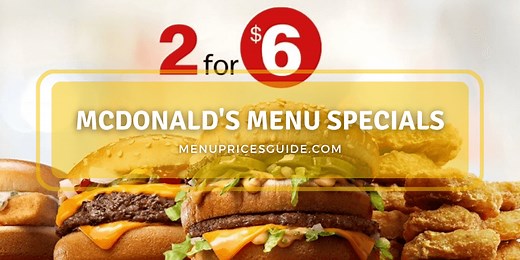McDonald’s Menu Specials 2025 – $1 $2 $3 Dollar Menu Menu Prices Guide