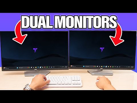 How to Connect Two Monitors to One Computer PC (Easy Dual Monitor Setup for 2025)