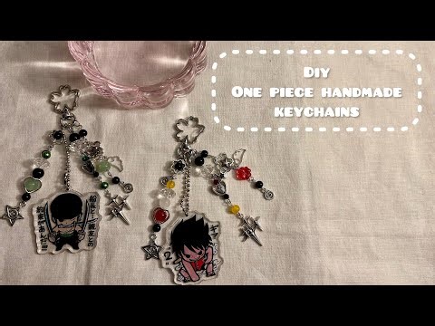 Creating One piece keychains | DIY Anime Craft ⚔️