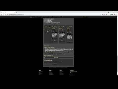 How to activate VIP packages!!!