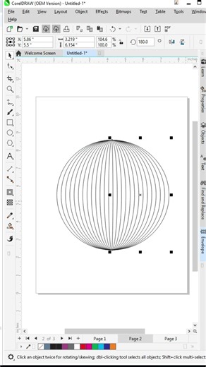 How to Make a 3D Line Sphere in CorelDRAW | Quick Tutorial
